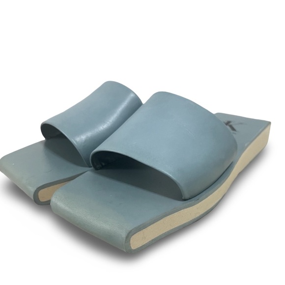 Calvin Klein leather mules square toe - Picture 2 of 9